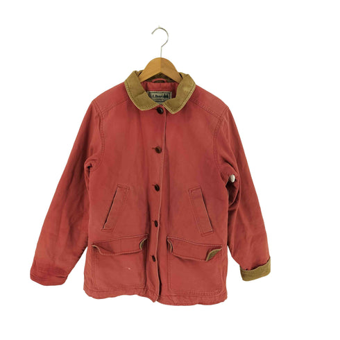 エルエルビーン L.L.Bean 90-2000s 木タグ タイ製 コーデュロイ切替 ハンティングジャケット レディース import:M