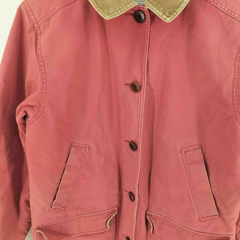 エルエルビーン L.L.Bean 90-2000s 木タグ タイ製 コーデュロイ切替 ハンティングジャケット レディース import:M
