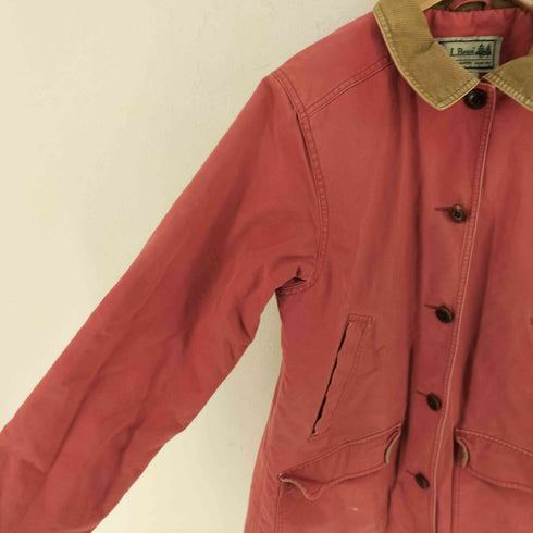 エルエルビーン L.L.Bean 90-2000s 木タグ タイ製 コーデュロイ切替 ハンティングジャケット レディース import:M