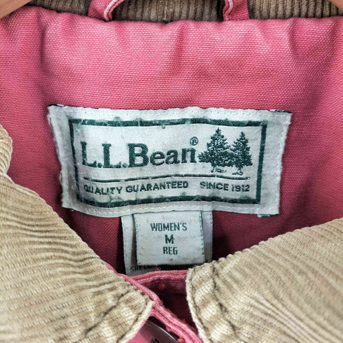エルエルビーン L.L.Bean 90-2000s 木タグ タイ製 コーデュロイ切替 ハンティングジャケット レディース import:M