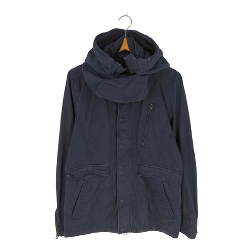 フラップポケット フーディー ワイヤー入り 2WAY ミリタリー ジャケット メンズ JPN:2