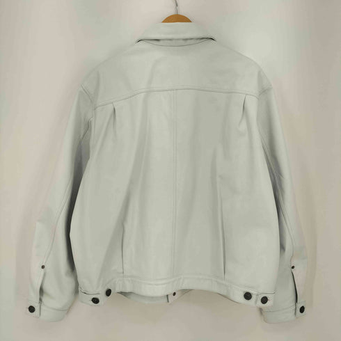 ステューシー Stussy 24ss Leather Trucker Jacket レザー トラッカージャケット メンズ import:XL