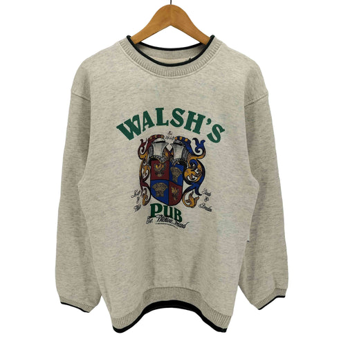 DISPORT USA エンブレムプリント クルーネックスウェット メンズ import:M