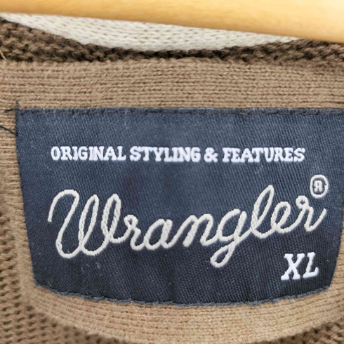 ラングラー Wrangler ハーフジップ ニットセーター メンズ import:XL