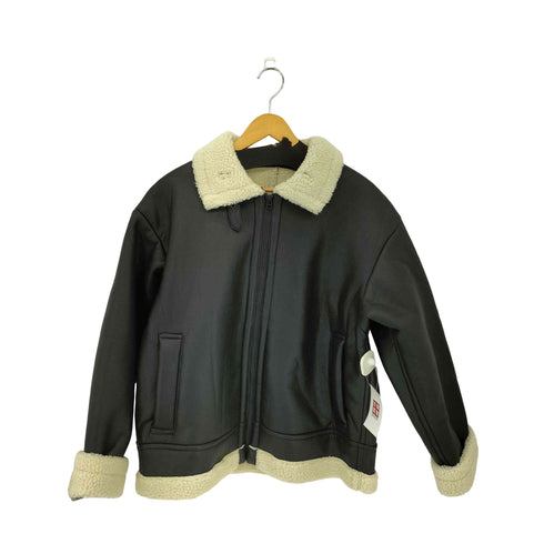 エマクローズ EMMA CLOTHES 2WAYヴィンテージライクB-3フェイクムートンジャケット メンズ import:M