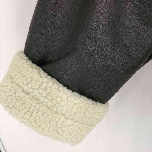 エマクローズ EMMA CLOTHES 2WAYヴィンテージライクB-3フェイクムートンジャケット メンズ import:M