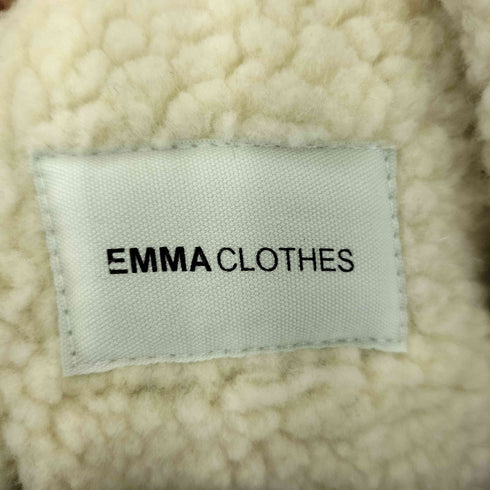 エマクローズ EMMA CLOTHES 2WAYヴィンテージライクB-3フェイクムートンジャケット メンズ import:M