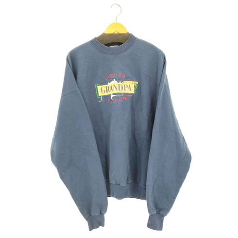 ヘインズ Hanes 90s フロントロゴ刺繍 スウェット メンズ import:XXL