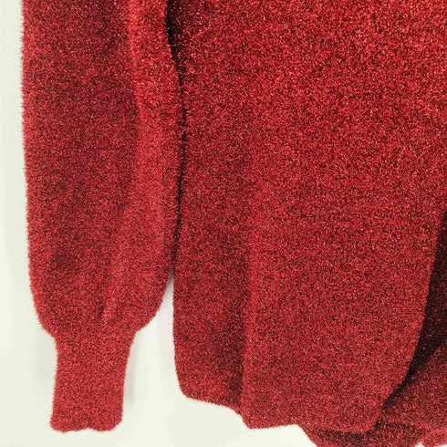 ザラ ZARA テンセル&オープンバックセーター ラメ グリッターニット レディース import:S