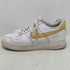 ナイキ NIKE Air Force 1 Low Brushstroke Swoosh White/Yellow エアフォース1 ロー ブラッシュストローク スニーカー メンズ JPN:28.5