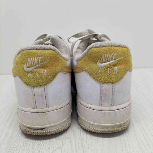 ナイキ NIKE Air Force 1 Low Brushstroke Swoosh White/Yellow エアフォース1 ロー ブラッシュストローク スニーカー メンズ JPN:28.5