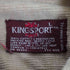 KINGSPORT 70-80S デカ襟 襟シン フラップポケット コーデュロイ レギュラーカラーシャツ メンズ import:L