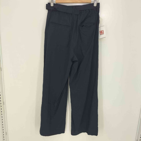 HERITANOVUM ベルト付き タックスラックス ワイドパンツ レディース