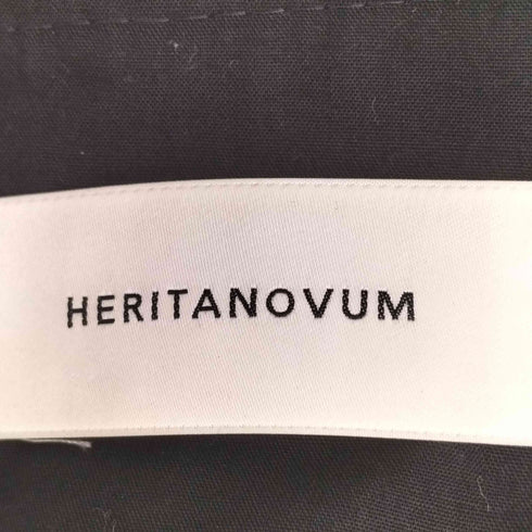 HERITANOVUM ベルト付き タックスラックス ワイドパンツ レディース