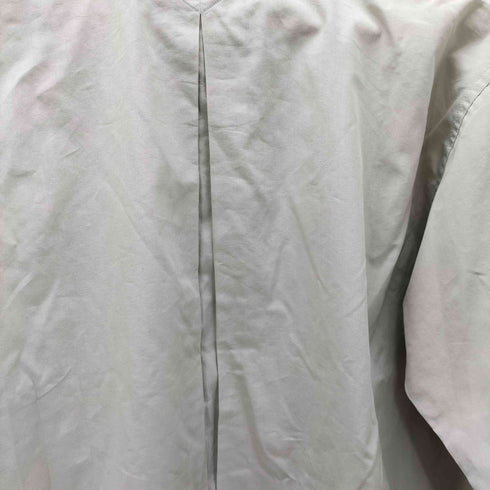 アイムイッセイミヤケ im ISSEY MIYAKE the shirts 80-90S Hamilton ハミルトン期 コットン ポリ 混紡 バック インバーテッド プリーツ デザイン L/S レギュラーカラー ドレス シャツ 襟芯 メンズ 40cm-84