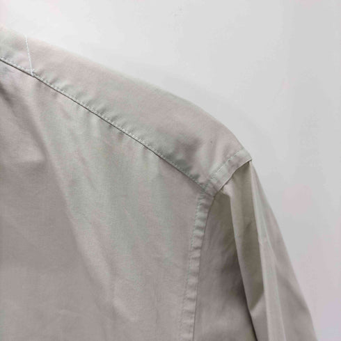 アイムイッセイミヤケ im ISSEY MIYAKE the shirts 80-90S Hamilton ハミルトン期 コットン ポリ 混紡 バック インバーテッド プリーツ デザイン L/S レギュラーカラー ドレス シャツ 襟芯 メンズ 40cm-84