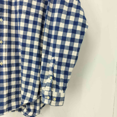トミーヒルフィガー TOMMY HILFIGER 90-00s コットン シェパードチェック ボタンダウンシャツ メンズ import:M