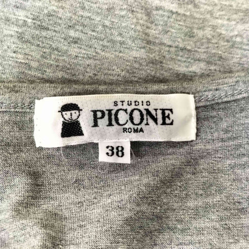 スタジオピッコーネ STUDIO PICONE スパンコールデザイン クルーネックTシャツ レディース 38