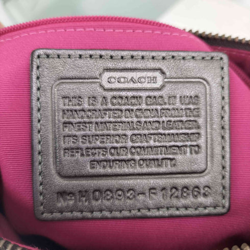 コーチ COACH パッチワーク レザー切替 ショルダーバッグ レディース