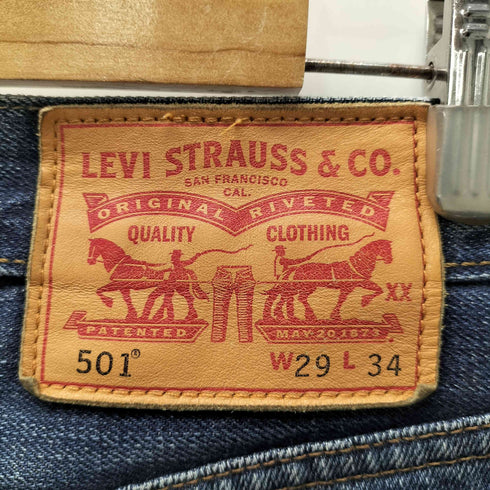 リーバイス Levis 501 レギュラー ストレート ボタンフライ デニム パンツ 裏刻印4459 メンズ W29 L34