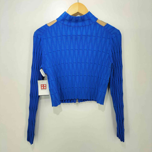 レイビームス Ray BEAMS 24SS シアー ショルダー ジップ カーディガン レディース