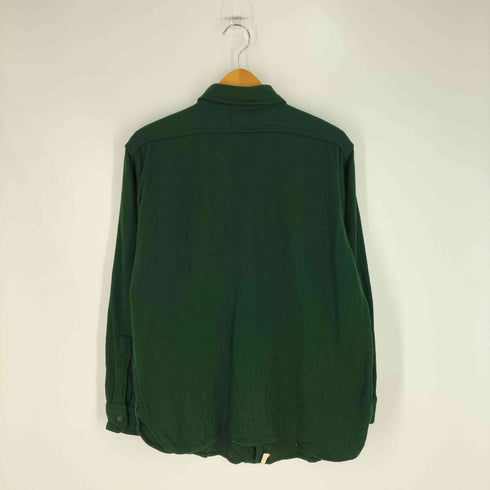 DRYBAK 50S デカ襟 フラップポケット ウール レギュラーカラーシャツ メンズ