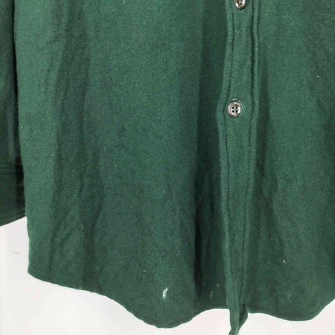 DRYBAK 50S デカ襟 フラップポケット ウール レギュラーカラーシャツ メンズ