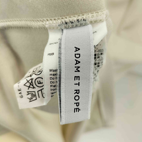 アダムエロペ Adam et Rope 24SS ハーフスリーブ ドロスト ワンピース レディース FREE