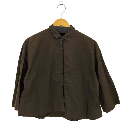 ハリス HARRISS PARIS クロップド丈 シャツ レディース 36