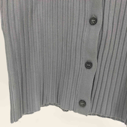 ザラ ZARA リブニット ポロ カーディガン レディース import:M