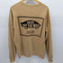 バンズ VANS CHECKER BOX Crew Sweat バックプリント ルーズシルエットスウェット トレーナー メンズ import:L