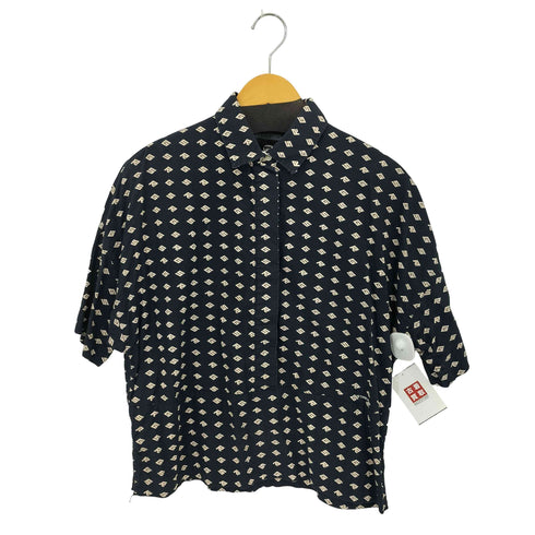 ジースターロー G-STAR RAW Blake Core Polo 総柄 ポロシャツ レディース import:S