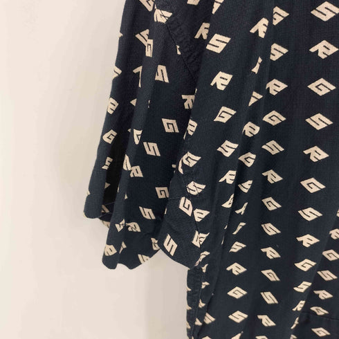 ジースターロー G-STAR RAW Blake Core Polo 総柄 ポロシャツ レディース import:S