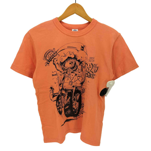 BOOTLEGGERS REUNION アート グラフィック プリント S/S クルーネック Tシャツ メンズ JPN:S