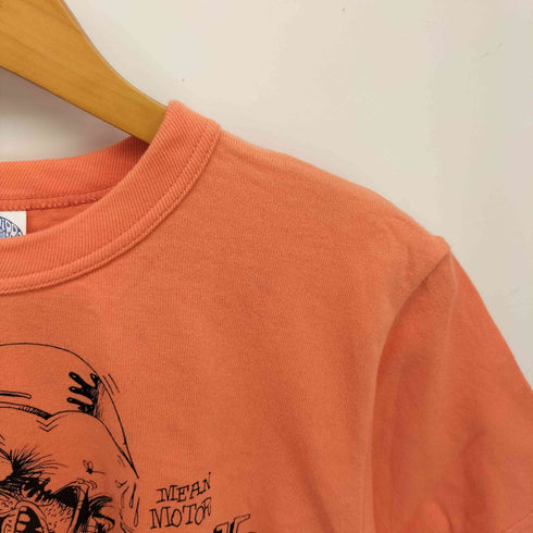 BOOTLEGGERS REUNION アート グラフィック プリント S/S クルーネック Tシャツ メンズ JPN:S