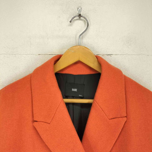 ハレ HARE オーバーサイズダブルブレストチェスターコート メンズ JPN:S