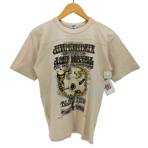 BOOTLEGGERS REUNION ミュージシャン グラフィック プリント S/S クルーネック フットボール Tシャツ メンズ JPN:S