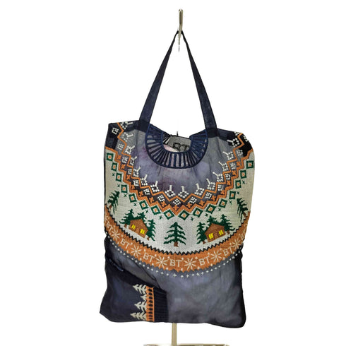 Brigitte Tanaka ミニポーチ Pochette Grande Pull Bleu レディース