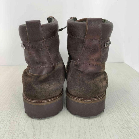 バブアー Barbour Sheene Brown Moc Toe Derby Boots メンズ 8