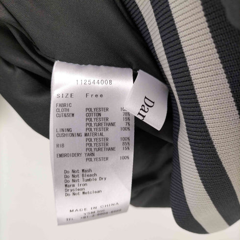 ダーリッチ Darich 25AW ドルマン スリム スカジャン ミニ ワンピース レディース FREE