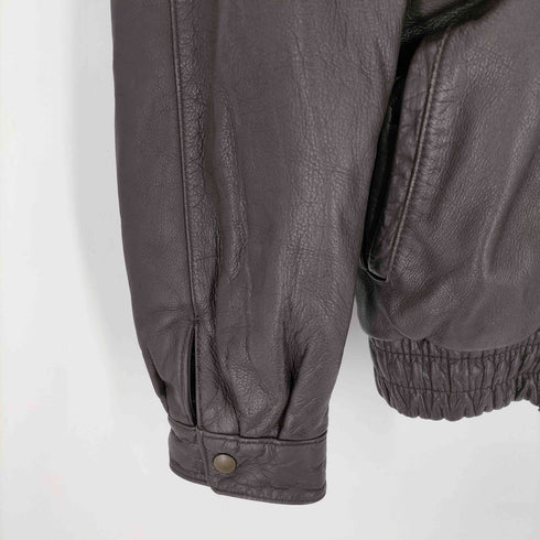 Ben Paris 韓国製 カウレザー ボアブルゾン メンズ import:L