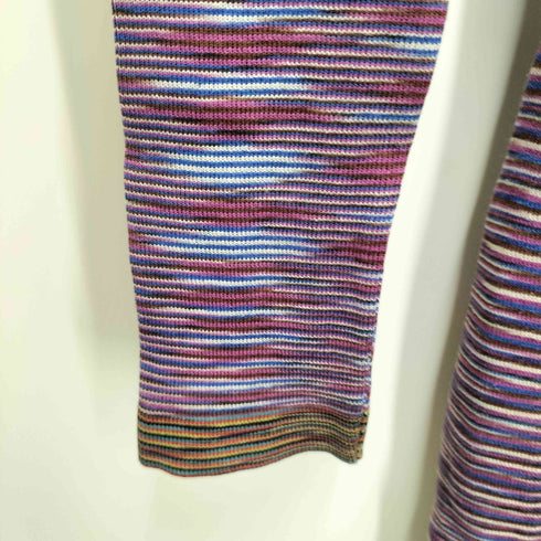 ミッソーニ MISSONI MISSONI イタリア製 ボーダー ニット ワンピース レディース