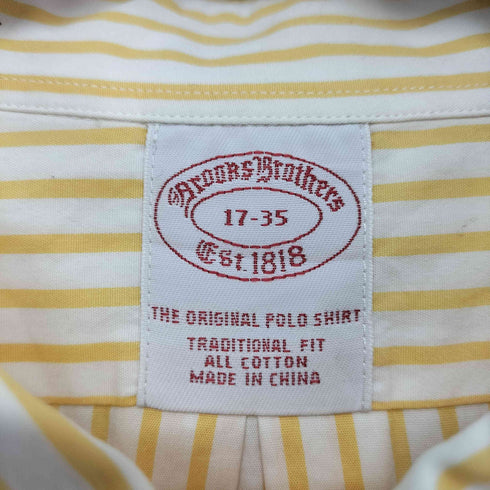 ブルックスブラザーズ BROOKS BROTHERS TRADITIONAL FIT ボタンダウン ストライプシャツ メンズ 17-35