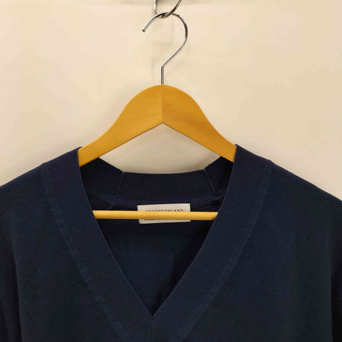 トゥモローランドトリコ TOMORROWLAND tricot コットンカノコ Vネックプルオーバーニット メンズ JPN:S