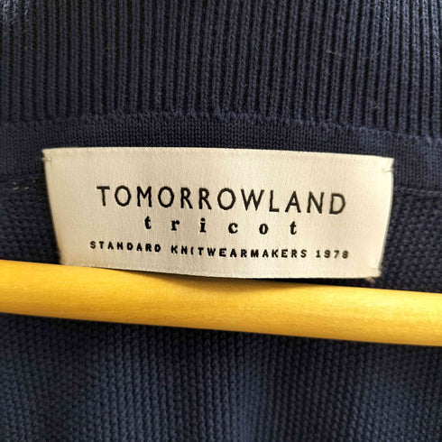 トゥモローランドトリコ TOMORROWLAND tricot コットンカノコ Vネックプルオーバーニット メンズ JPN:S