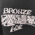 BRONZE AGE ブロンズエイジ 80-90S USA製 初期 OLD ネイティブ ロゴ シルク スクリーン 両面 プリント スウェット トレーナー SK8 オールドスケート サーフ メンズ