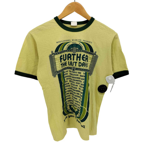 BOOTLEGGERS REUNION FURTHER THE LAST DAYS FARWELL グラフィック プリント S/S クルーネック リンガー Tシャツ メンズ JPN:S
