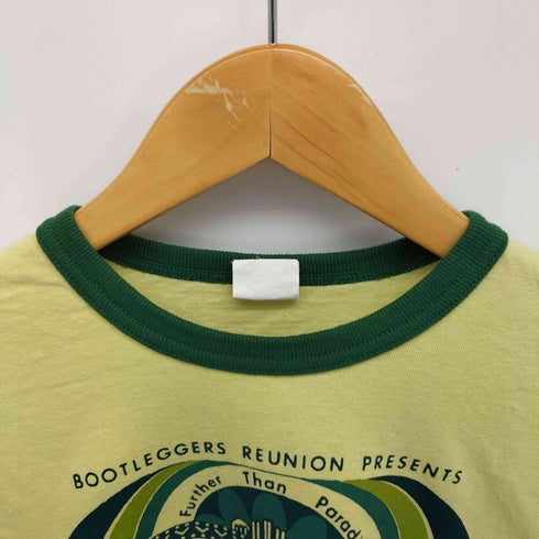 BOOTLEGGERS REUNION FURTHER THE LAST DAYS FARWELL グラフィック プリント S/S クルーネック リンガー Tシャツ メンズ JPN:S