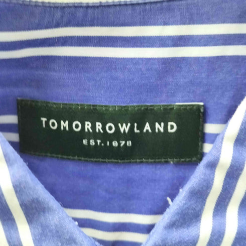 トゥモローランド TOMORROWLAND コットン ストライプ レギュラーカラーシャツ メンズ JPN:XS