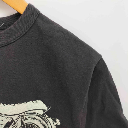 BOOTLEGGERS REUNION バイクメーカー グラフィック プリント S/S クルーネック Tシャツ メンズ JPN:S